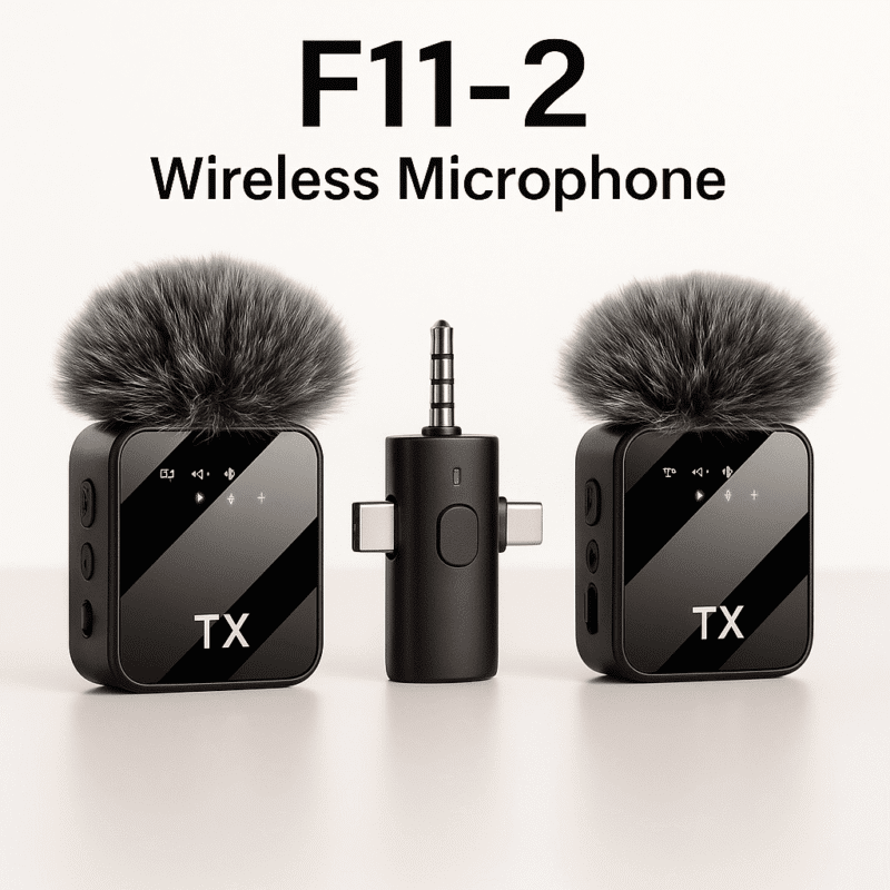 F11-2 Dual Wireless Microphone-3